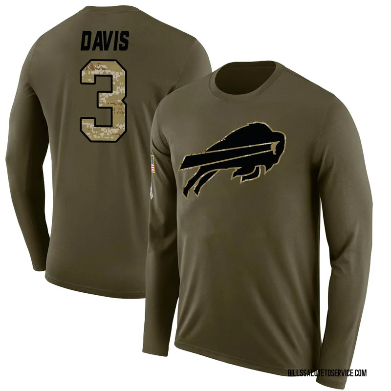 Men's Gabriel Davis Buffalo Bills Legend Olive Salute to Service ...